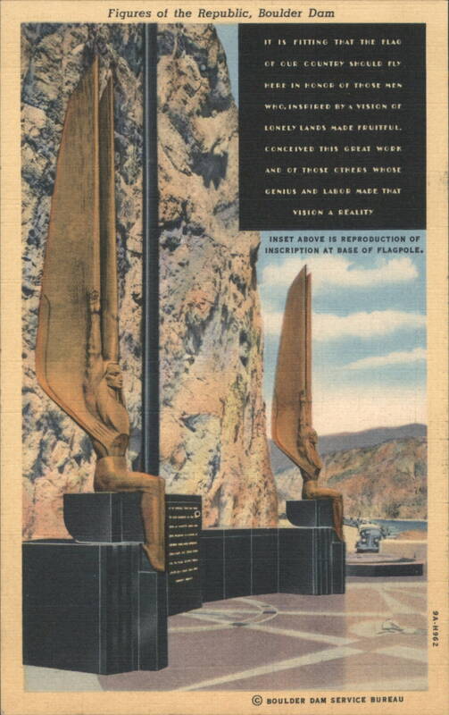 Figures of the Republic, Boulder Dam Boulder City Nevada