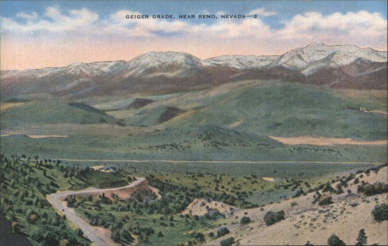Geiger Grade, Near Reno, Nevada - Scenic Highway