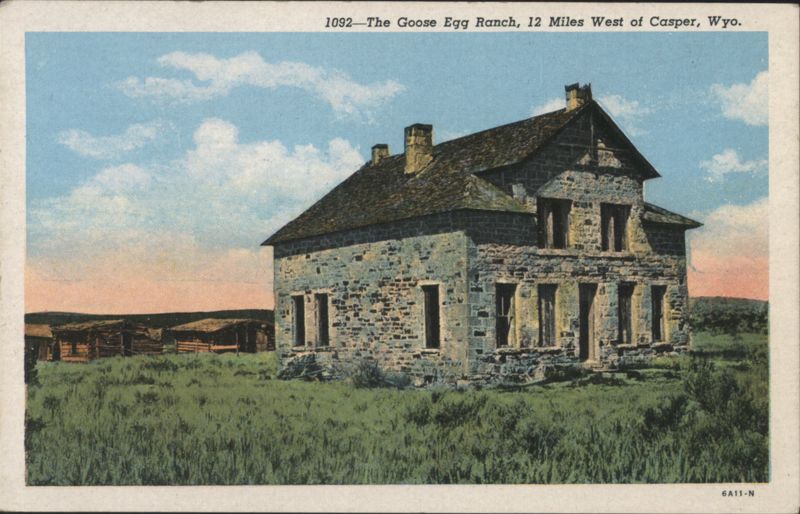 The Goose Egg Ranch, 12 Miles West of Casper Wyoming