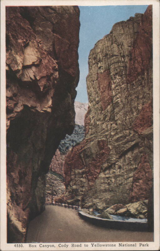 Box Canyon, Cody Road to Yellowstone National Park Wyoming