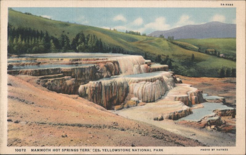 Mammoth Hot Springs Terraces, Yellowstone National Park
