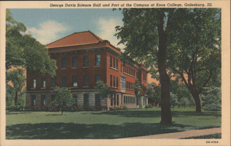 George Davis Science Hall & Campus, Knox College Galesburg Illinois