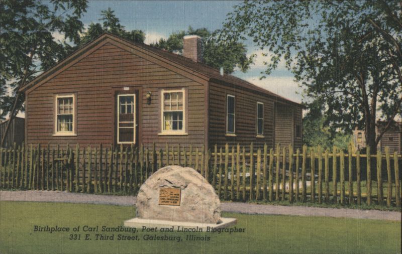 Carl Sandburg Birthplace Home & Monument, Galesburg Illinois