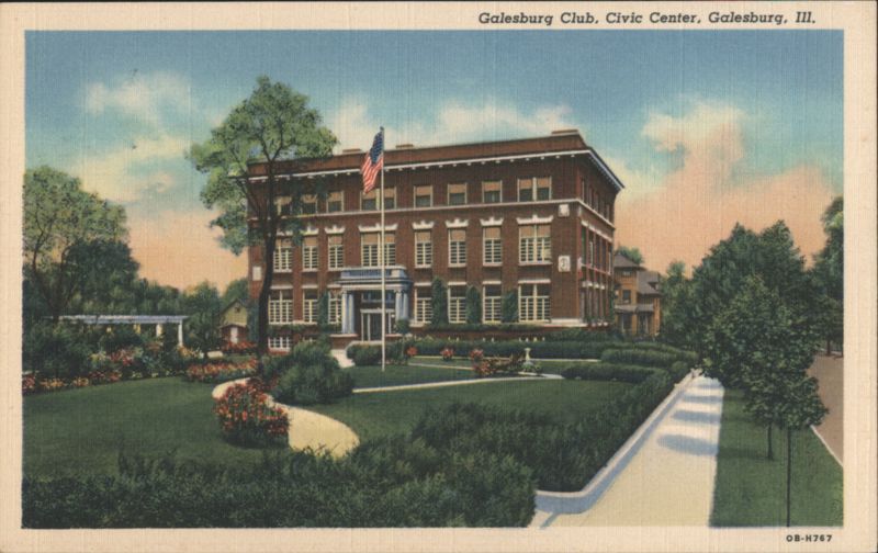 Galesburg Club, Civic Center Illinois