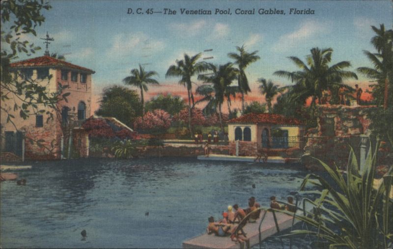 The Venetian Pool, Coral Gables, Florida Wm. Freeman