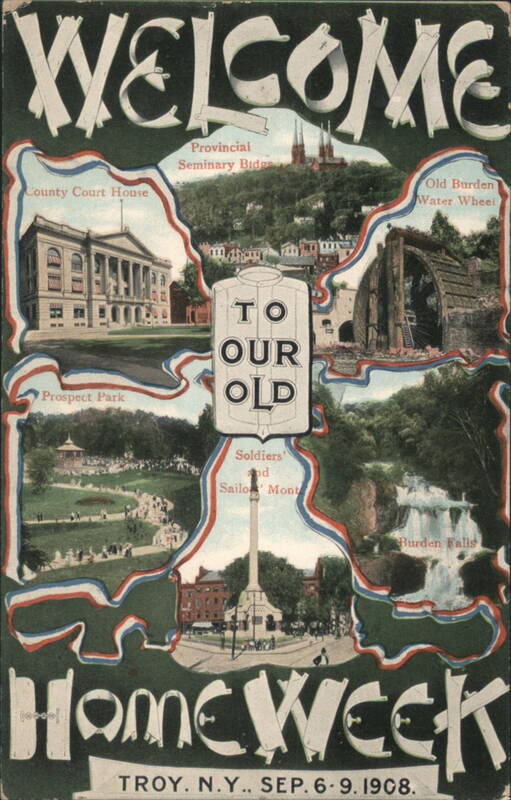 Troy NY Home Week, County Court House, Burden Falls New York
