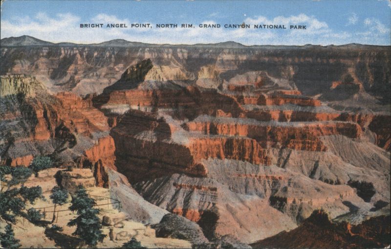 Bright Angel Point, North Rim, Grand Canyon Grand Canyon National Park