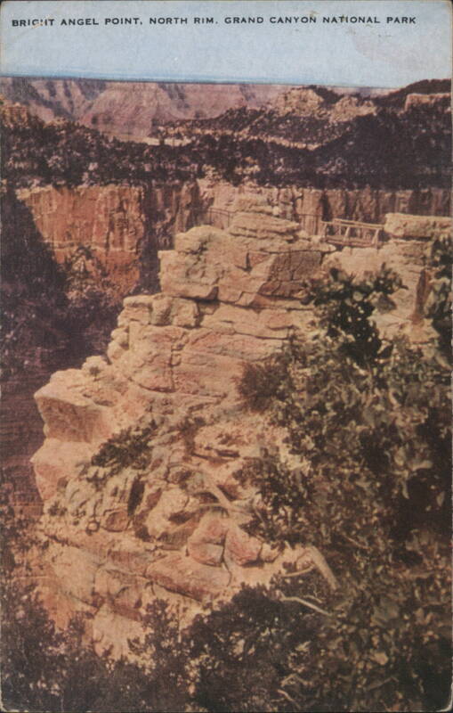 BRIGHT ANGEL POINT, NORTH RIM, GRAND CANYON NATIONAL PARK