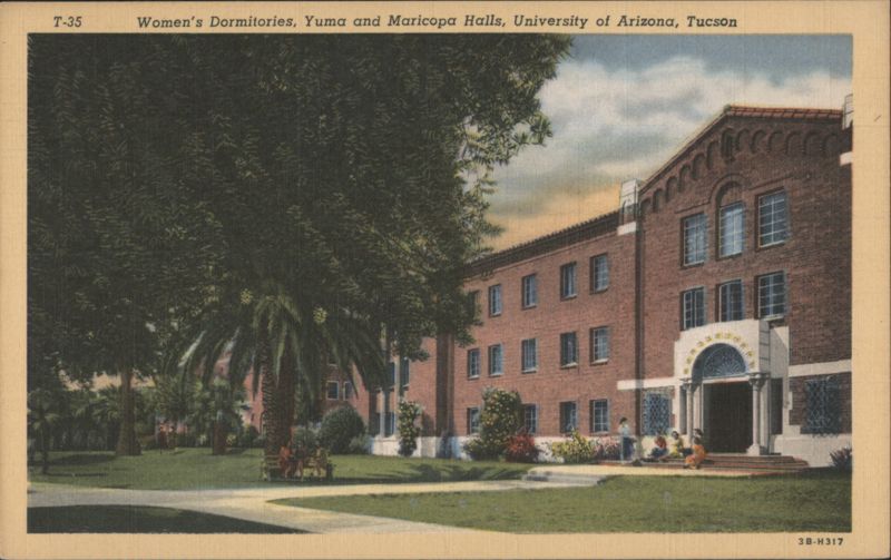 Women's Dormitories, Yuma and Maricopa Halls Tucson Arizona