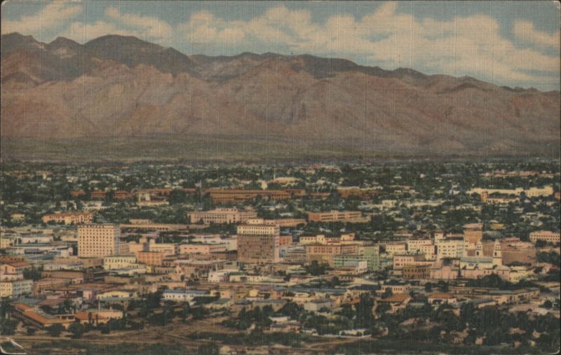 Tucson City View from A Mountain, Arizona