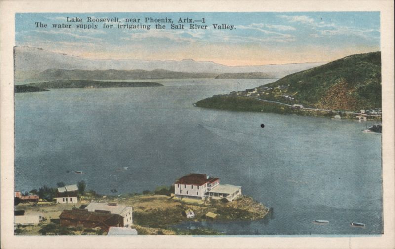 Lake Roosevelt, Arizona - Salt River Valley Water Supply Phoenix