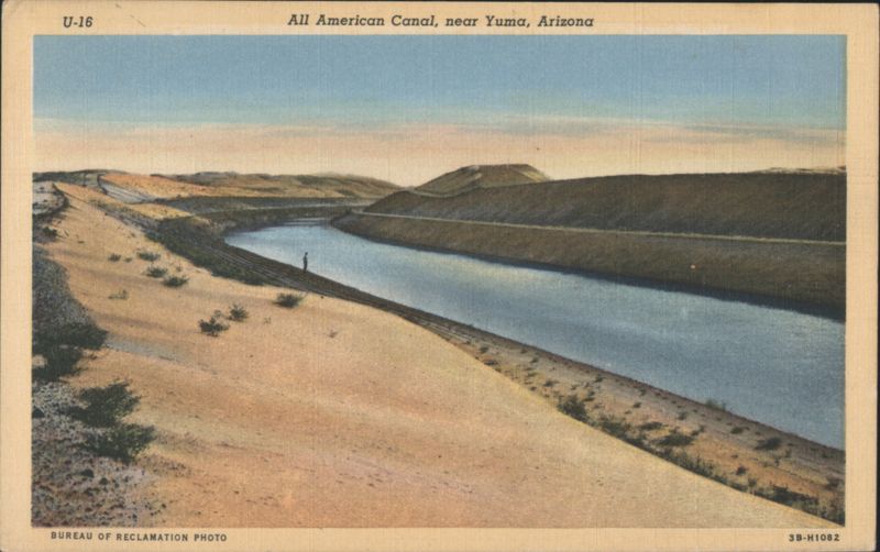 All American Canal, near Yuma, Arizona