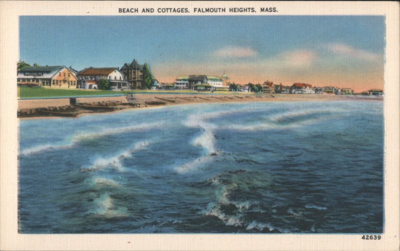 Beach and Cottages, Falmouth Heights Massachusetts