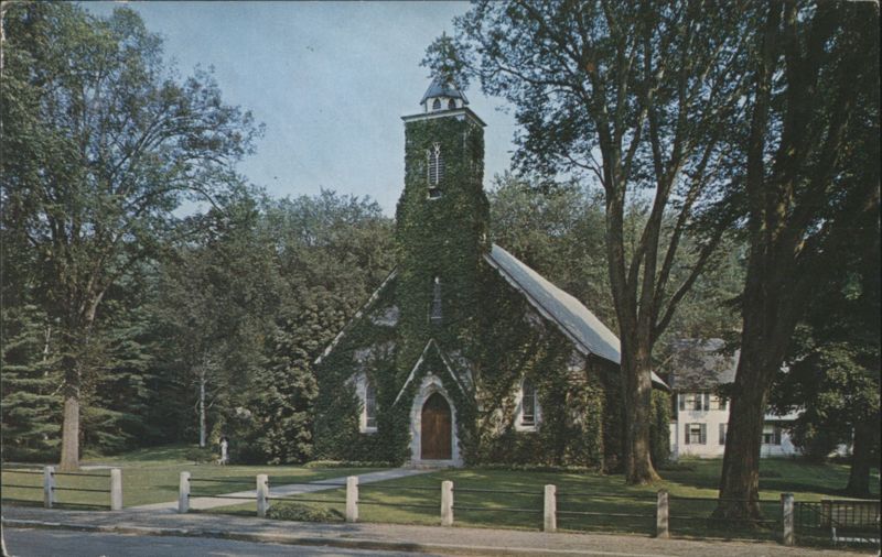 St. Joseph's Catholic Church, Ivy Covered Stockbridge Massachusetts