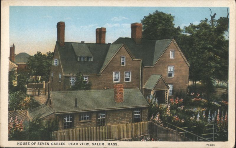 House of Seven Gables, Rear View, Salem, MA Massachusetts