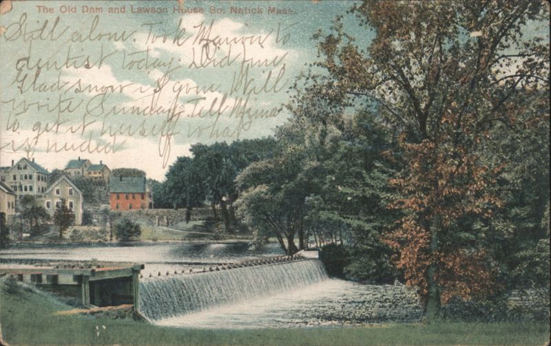 Old Dam and Lawson House, Natick, MA Massachusetts