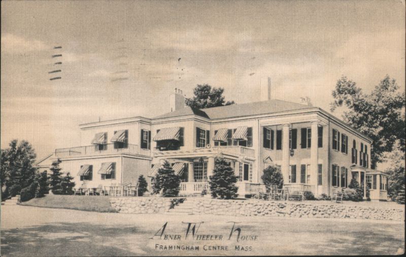 Abner Wheeler House, Framingham Centre, MA Massachusetts