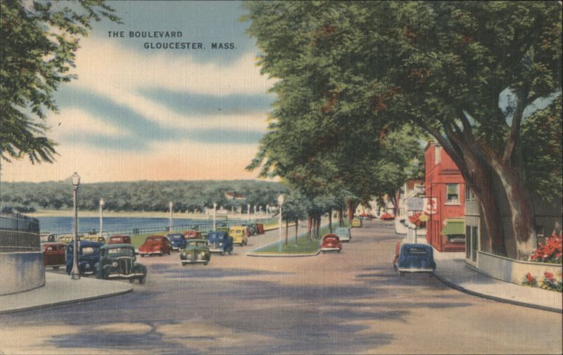 The Boulevard - Gloucester, Mass. Massachusetts