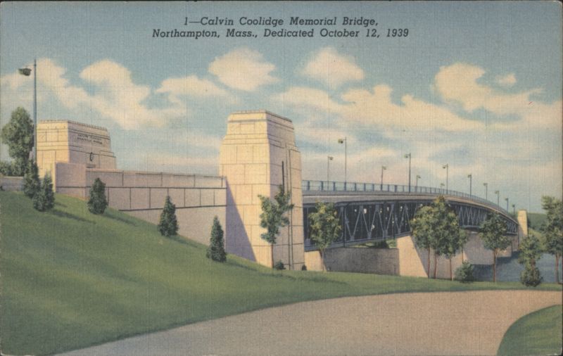 Calvin Coolidge Memorial Bridge, Northampton, MA, 1939 Massachusetts