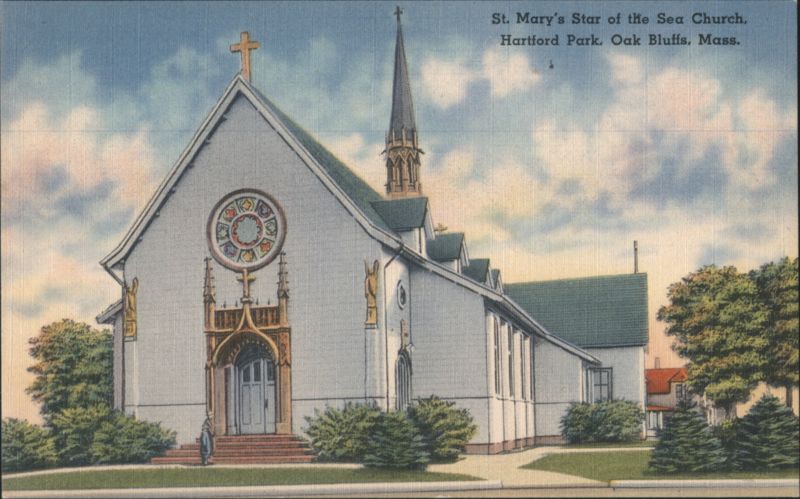 St. Mary's Star of the Sea Church, Hartford Park Oak Bluffs Massachusetts