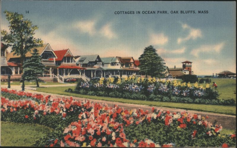 Cottages in Ocean Park, Oak Bluffs, MA Massachusetts