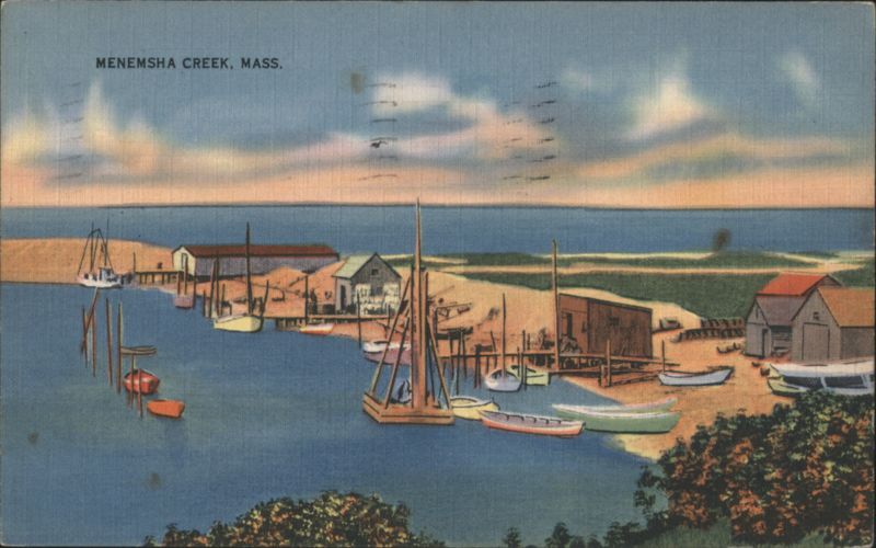 Menemsha Creek, Mass. Massachusetts