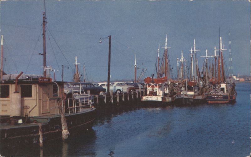 Fishing Boats at Pier, New Bedford Massachusetts
