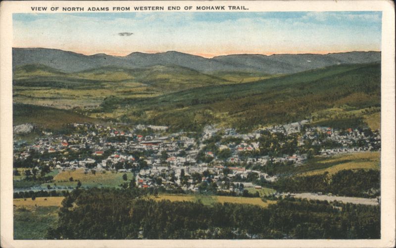 View of North Adams from Western End of Mohawk Trail Massachusetts