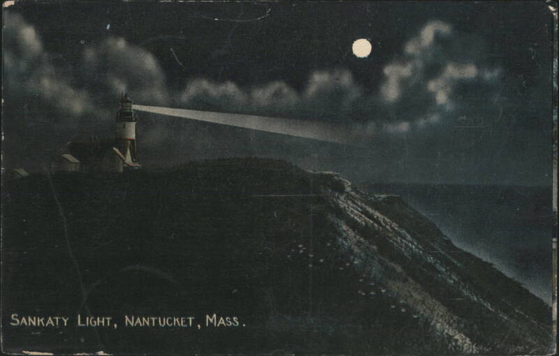 Sankaty Light Lighthouse at Night Nantucket Massachusetts