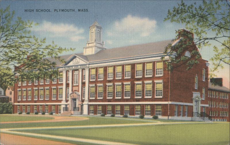High School, Plymouth, Mass. Massachusetts