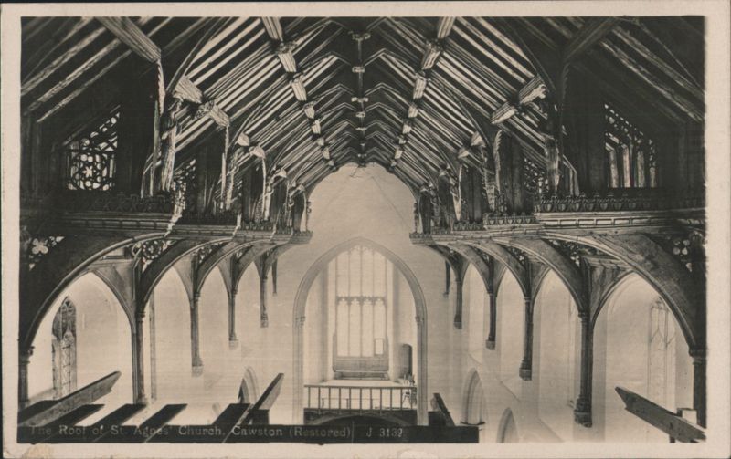 St. Agnes' Church, Cawston - Restored Roof Interior United Kingdom