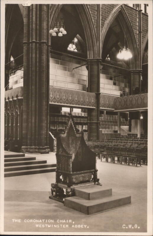 Coronation Chair, Westminster Abbey, June 2nd 1953 United Kingdom