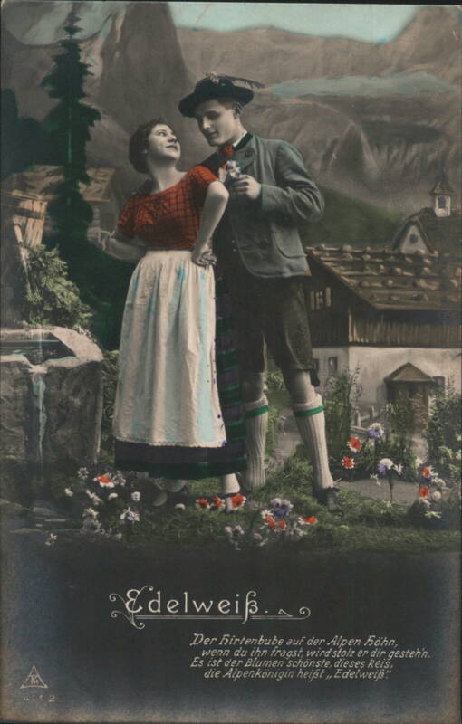 Edelweiß - Alpine Couple in Traditional Attire