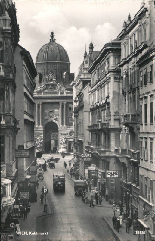 Wien Kohlmarkt Street View, Domed Building Austria