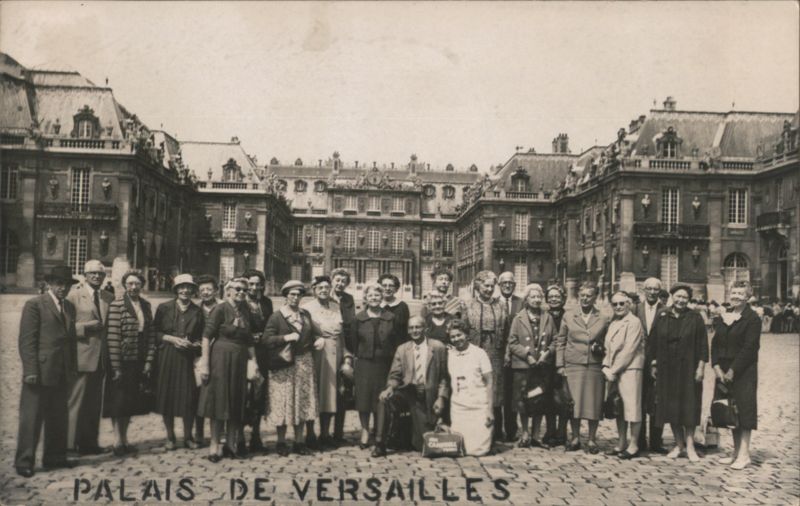 Group of Visitors at Palais de Versailles France