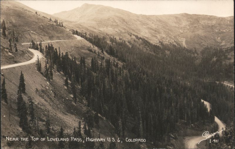 Near Top of Loveland Pass, Highway US 6 Colorado