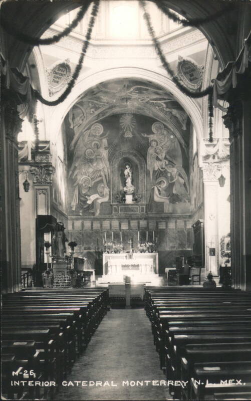 Interior Catedral Monterrey Mexico