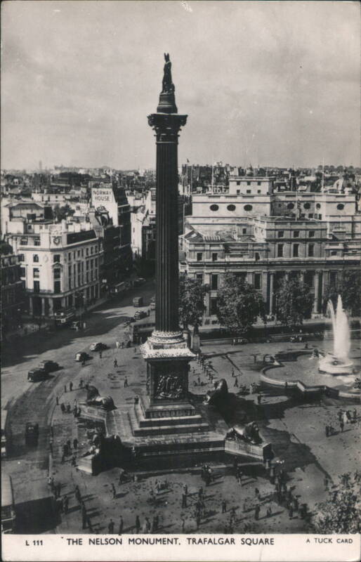 Nelson Monument, Trafalgar Square, London United Kingdom