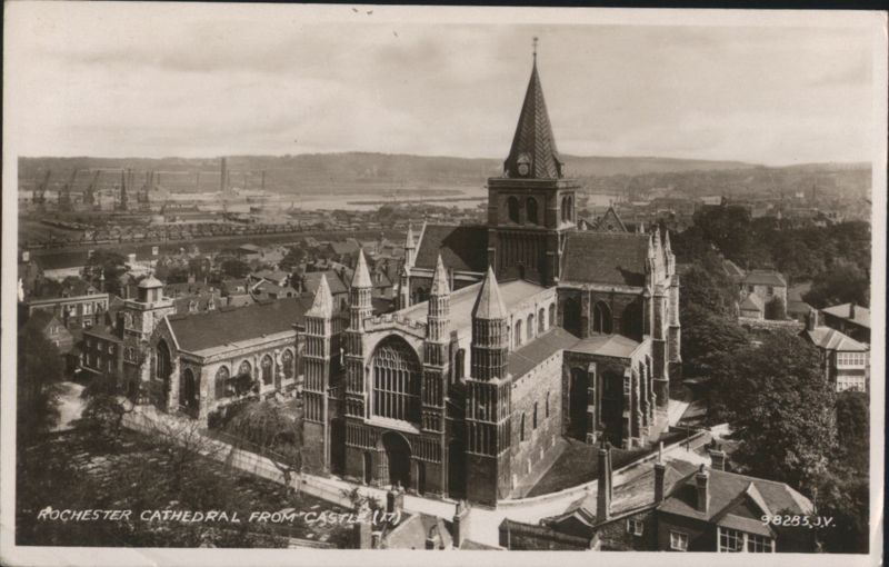 Rochester Cathedral from Castle United Kingdom Kent