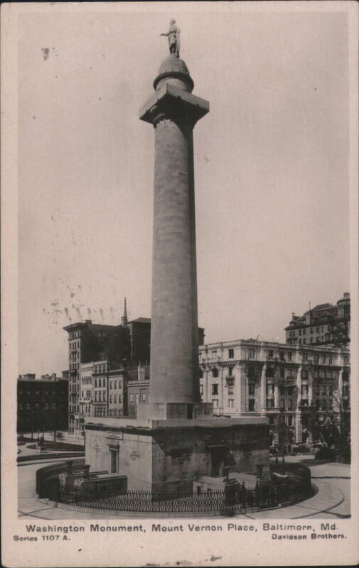Washington Monument, Mount Vernon Place, Baltimore Maryland