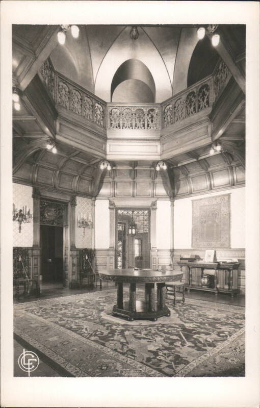Longyear Foundation Octagonal Hall and Entrance Brookline Massachusetts