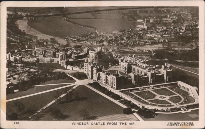 Windsor Castle from the Air, Royal Residence United Kingdom