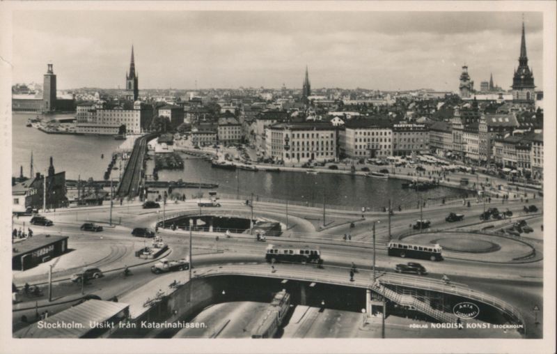 Stockholm Panorama from Katarinahissen Sweden