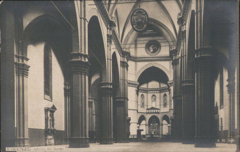 Florence Duomo Interior Italy