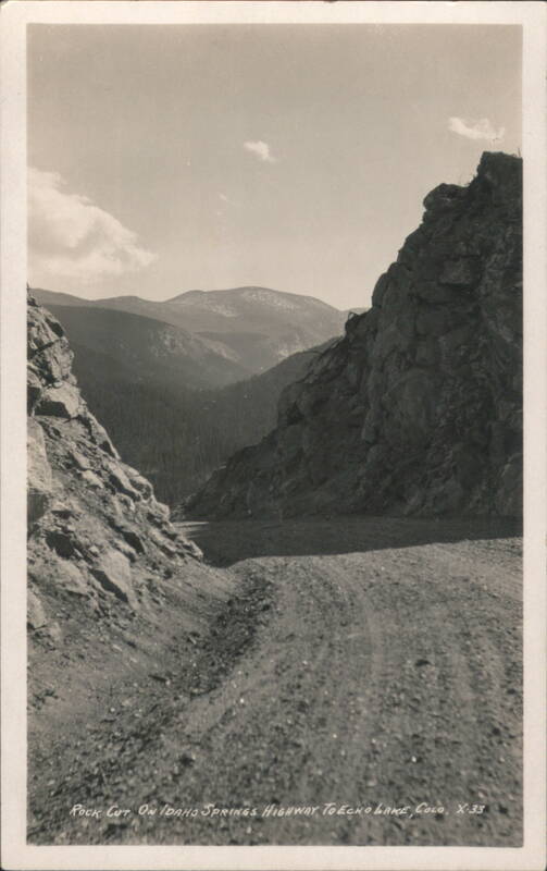 Rock Cut on Idaho Springs Highway to Echo Lake Colorado