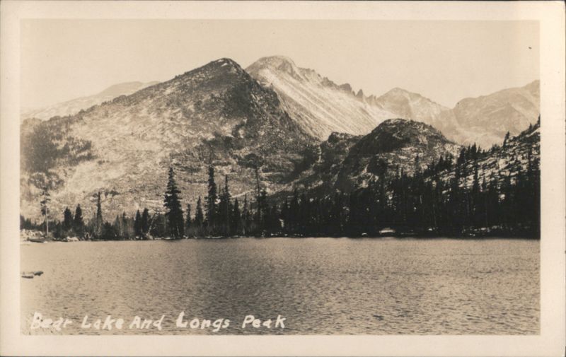 Bear Lake And Longs Peak Colorado