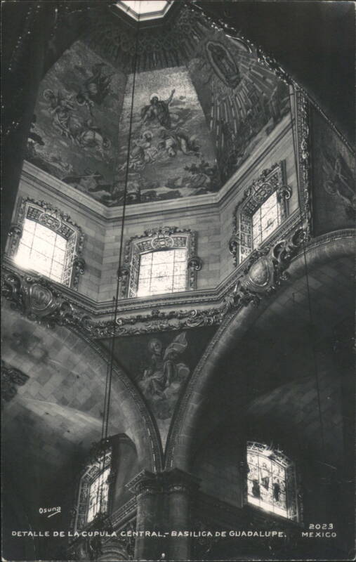 Detalle de la Cúpula Central, Basílica de Guadalupe MEXICO