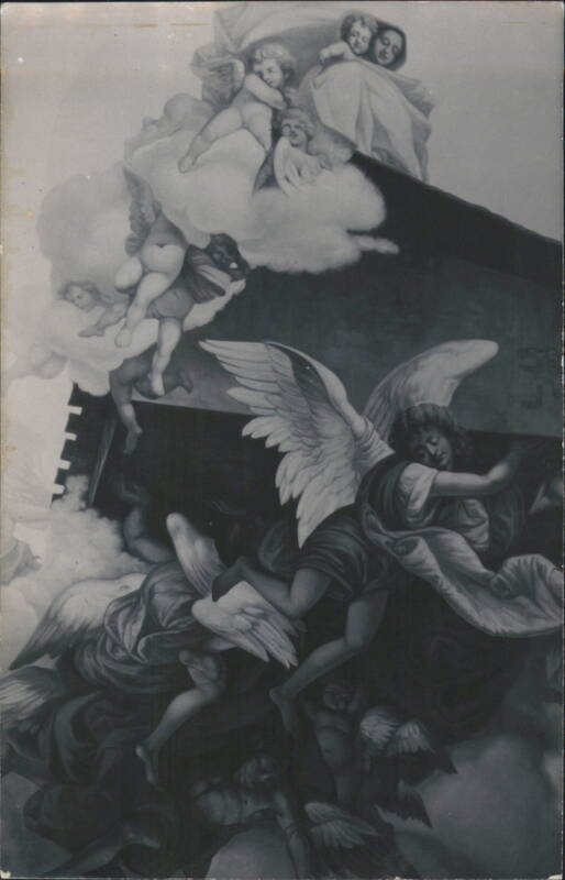 Angels and Cherubs Religious Scene