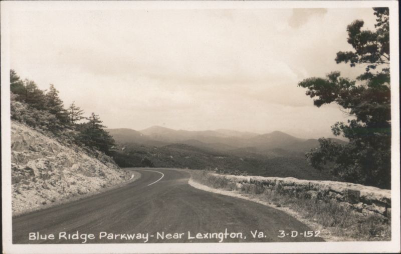 Blue Ridge Parkway - Near Lexington, VA Virginia W M Cline Co.