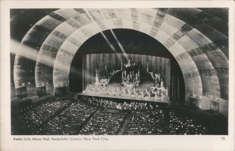 Radio City Music Hall Interior, Rockefeller Center New York City